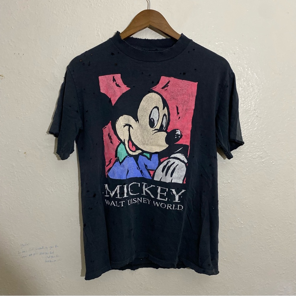 Vintage Mickey Mouse Distressed T-Shirt